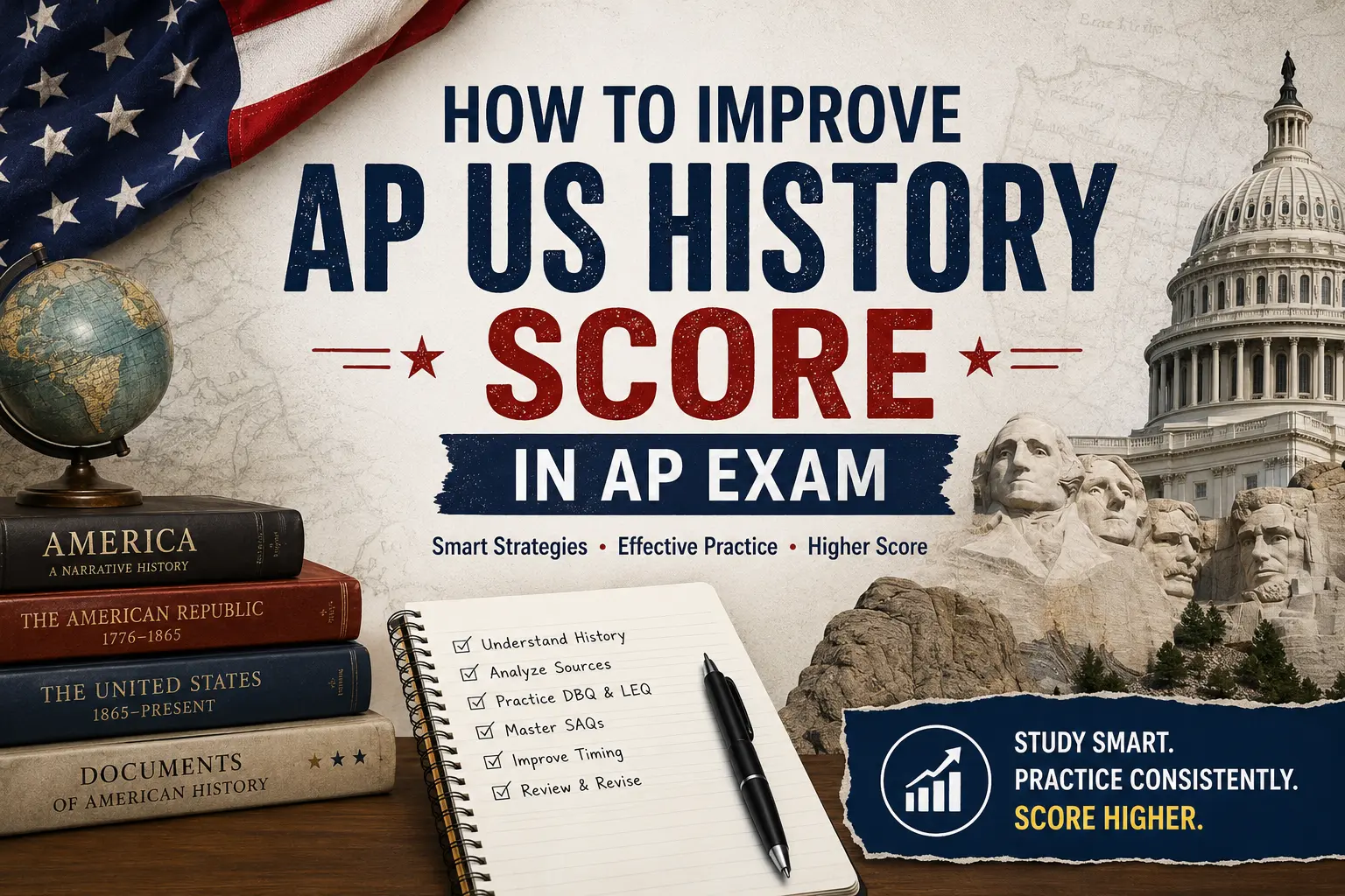 How to Improve AP US History Score in AP Exam: A Best Practical Study Guide to Get 5